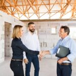 Clients meeting with Home Remodeling Contractor