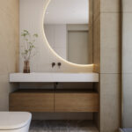 Minimalist bathroom design - McLean VA