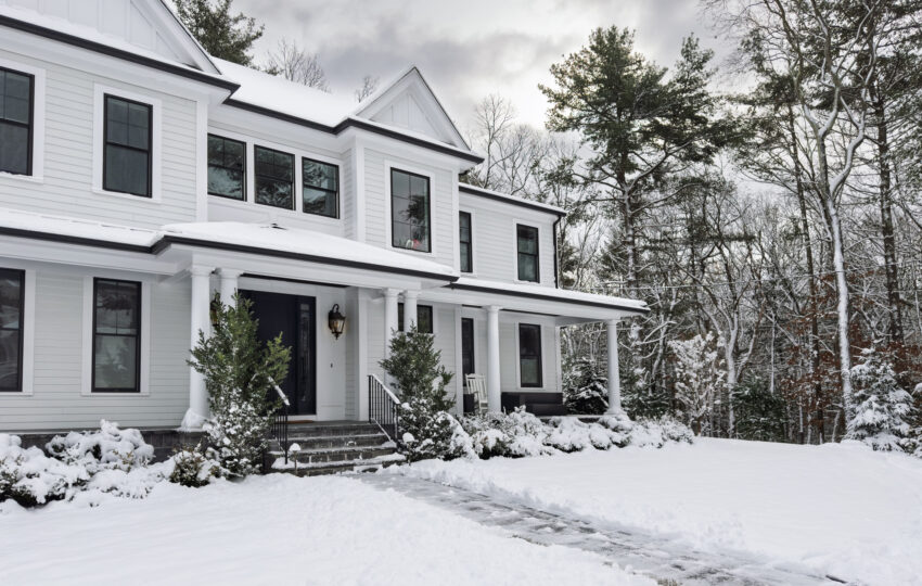 Home in the winter in Northern VA